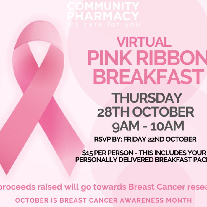 Virtual fundraiser Pink Ribbon Breakfast